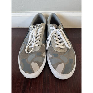 Lakai Shoes Manchester In Grey Camo Suede Men’s 8.5